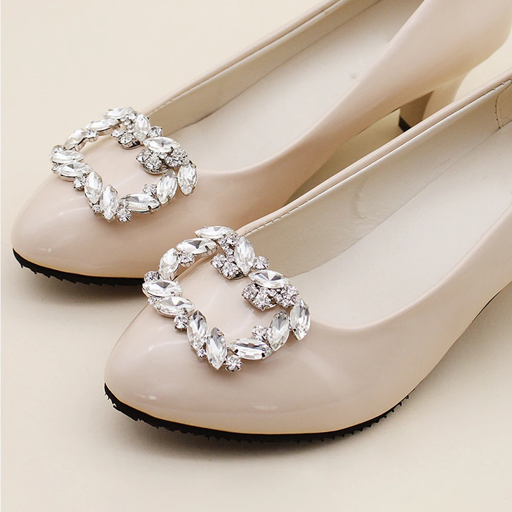 Shoe Buckle Decoration Tongs Bridal Sparkly Clips Shoes Crystal Jewelry Charms Decorations Slipper Bride
Shoe Buckle Decoration Tongs Bridal Sparkly Clips Shoes Crystal Jewelry Charms Decorations Slipper Bride