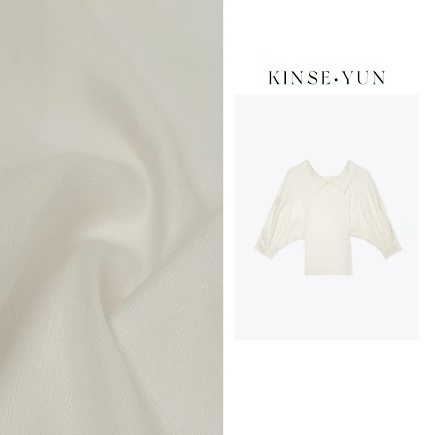 KINSE·YUN Perfect Little Shirt Drapey Side Pleat Elegant Boat Neck Batwing Sleeve Waist Cinched Top KSY2022 Commute Style Sho...
KINSE·YUN Perfect Little Shirt Drapey Side Pleat Elegant Boat Neck Batwing Sleeve Waist Cinched Top KSY2022 Commute Style Sho...
