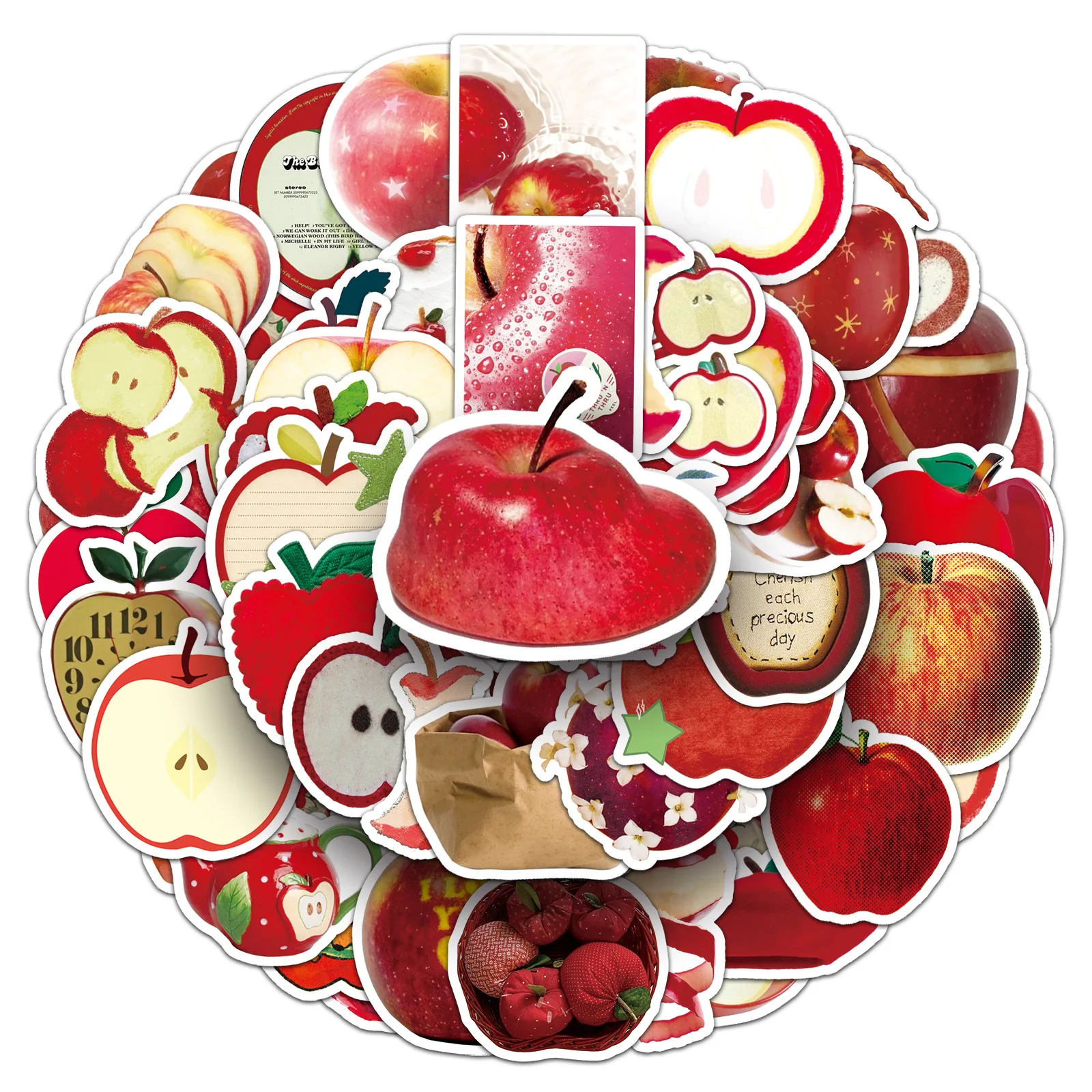 10/30/50PCS INS Style Fruit Apple Stickers Fun Decoration Waterproof Doodle DIY Refrigerator Water Cup Phone Case Decal Toys
10/30/50PCS INS Style Fruit Apple Stickers Fun Decoration Waterproof Doodle DIY Refrigerator Water Cup Phone Case Decal Toys