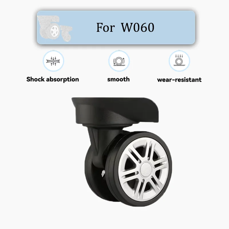 For W-060 Luggage Wheel Accessories Ultra-Quiet Luggage Wheel Accessories 360-Degree Swivel Castors Heavy-Duty and Durable
For W-060 Luggage Wheel Accessories Ultra-Quiet Luggage Wheel Accessories 360-Degree Swivel Castors Heavy-Duty and Durable