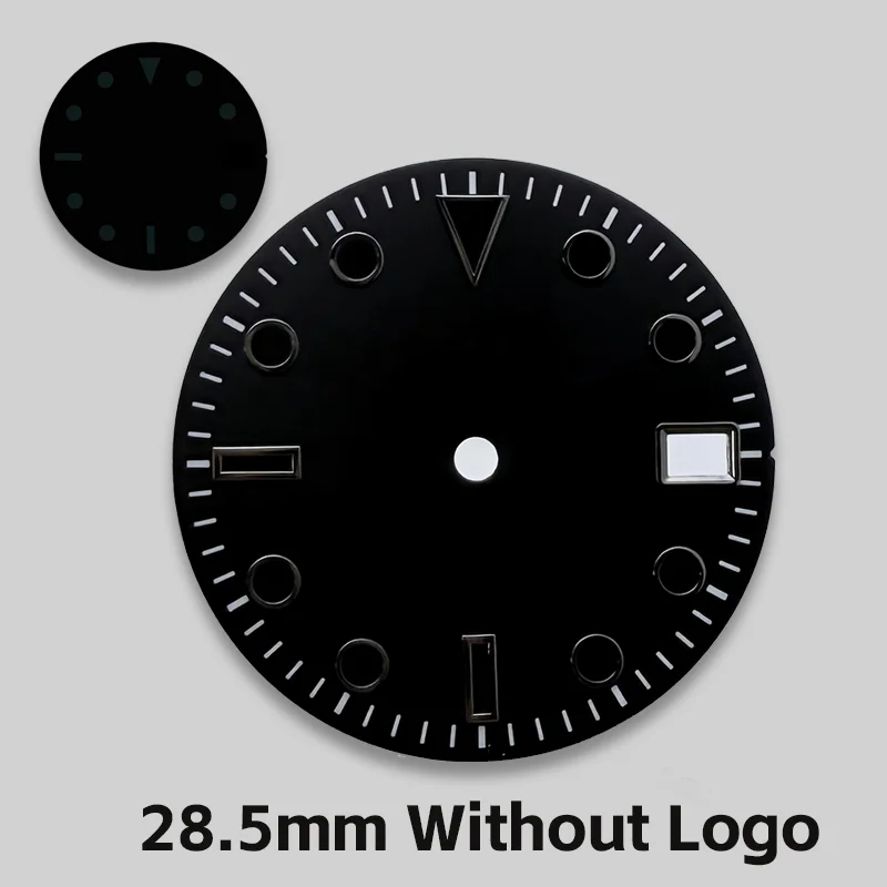 NH35 Dial 28.5mm Without Logo Ice Blue Lume Suitable for NH35 Movement Watch Modification Parts
NH35 Dial 28.5mm Without Logo Ice Blue Lume Suitable for NH35 Movement Watch Modification Parts