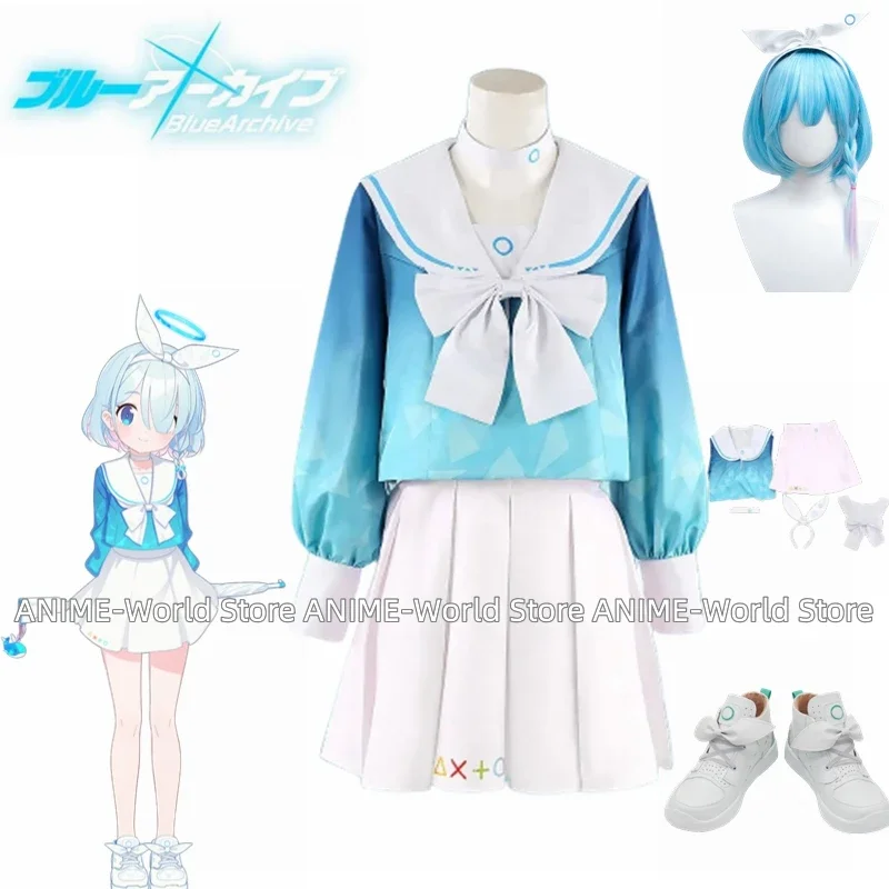 Arona Cosplay Costume Game Blue Archive Cosplay Dress Party Suit Top Skirts Halloween Carnival Uniforms Custom Made Shoes Wig
Arona Cosplay Costume Game Blue Archive Cosplay Dress Party Suit Top Skirts Halloween Carnival Uniforms Custom Made Shoes Wig