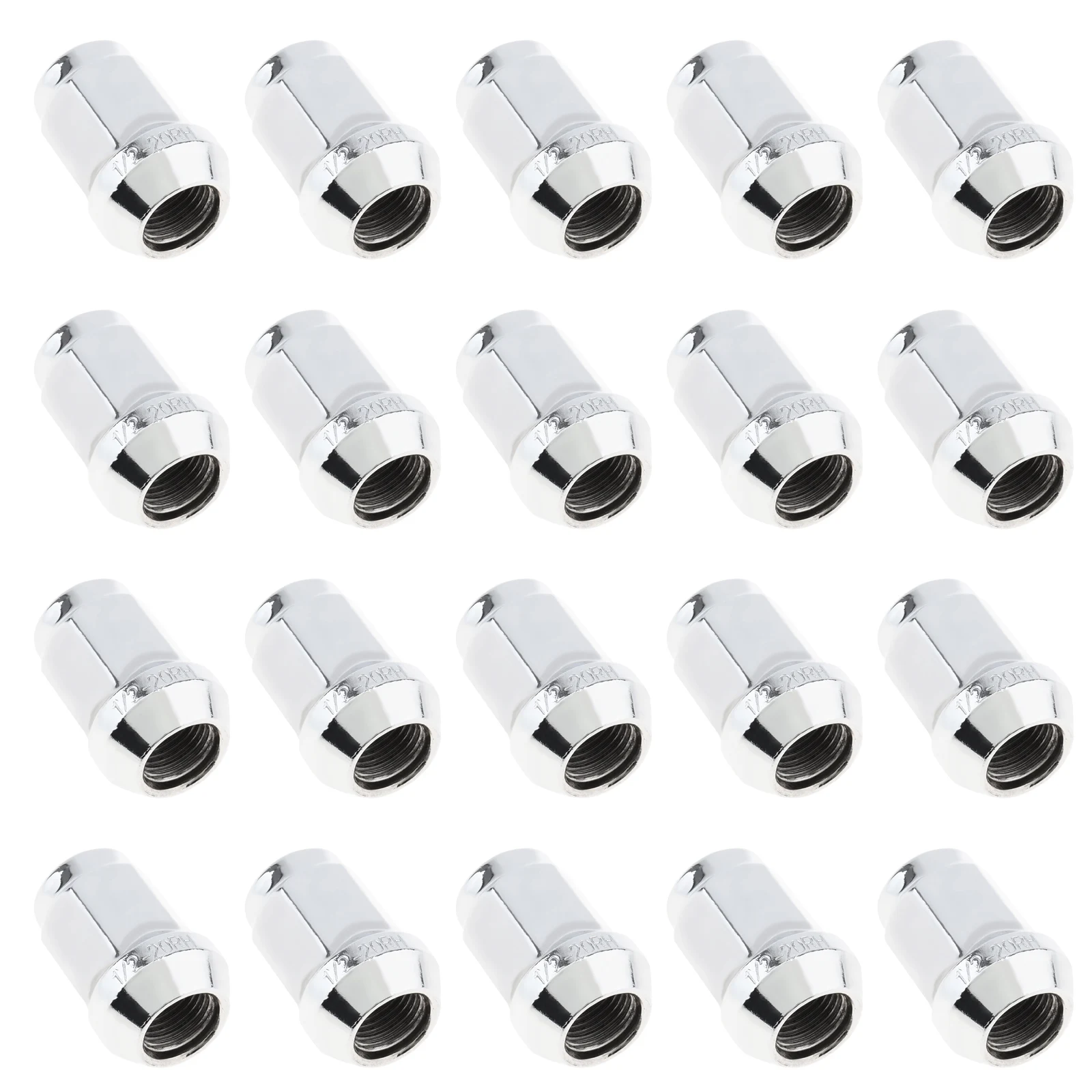 20pcs Lug Nuts 1/2-20 1.38inch Tall 3/4inch Hex Closed End Chrome Plated Wheel Lug Nuts for Car
20pcs Lug Nuts 1/2-20 1.38inch Tall 3/4inch Hex Closed End Chrome Plated Wheel Lug Nuts for Car