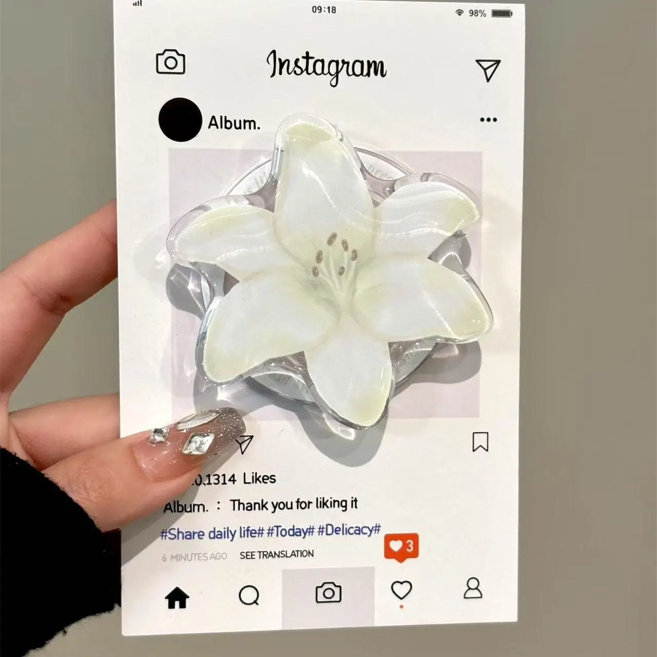 Магнитный держатель для телефона Lily: кольцо-держатель для Magsafe iPhone, Mac, Samsung, с расширяющимся кольцом для пальца
Магнитный держатель для телефона Lily: кольцо-держатель для Magsafe iPhone, Mac, Samsung, с расширяющимся кольцом для пальца