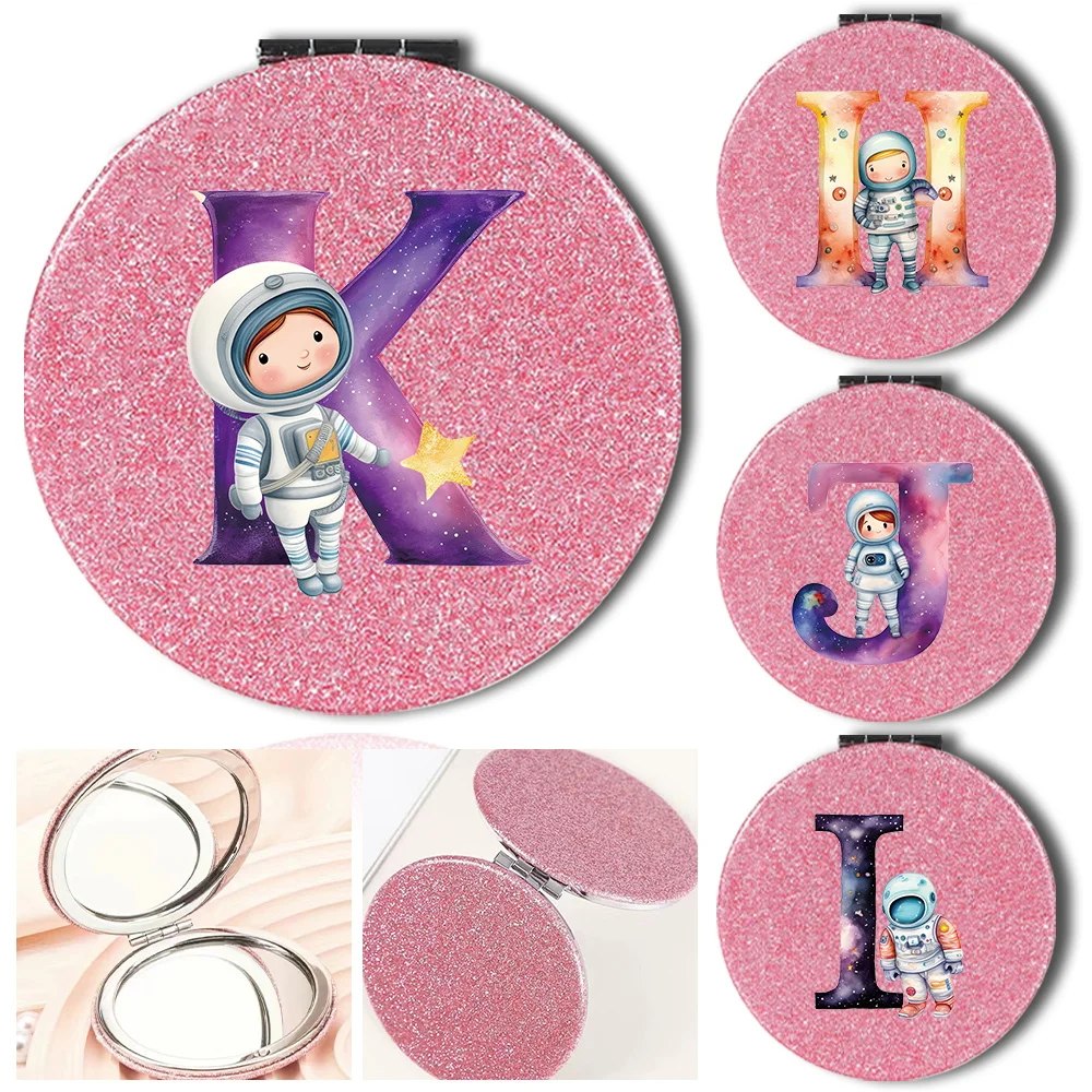 Folding Shiny 2-Sided PU Makeup Mirror Pocket Cosmetic Mirror Magnify Portable Cute Astronaut Letter Pattern Travel Beauty Tool
Folding Shiny 2-Sided PU Makeup Mirror Pocket Cosmetic Mirror Magnify Portable Cute Astronaut Letter Pattern Travel Beauty Tool