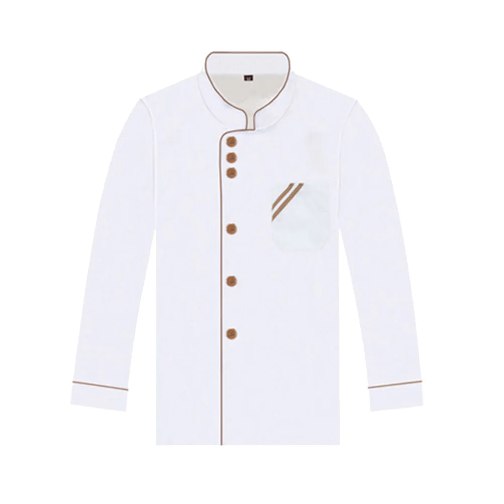 Long-sleeved Chef's Clothes Restaurant Shirt Chefs White Men Professional Clothing
Long-sleeved Chef's Clothes Restaurant Shirt Chefs White Men Professional Clothing