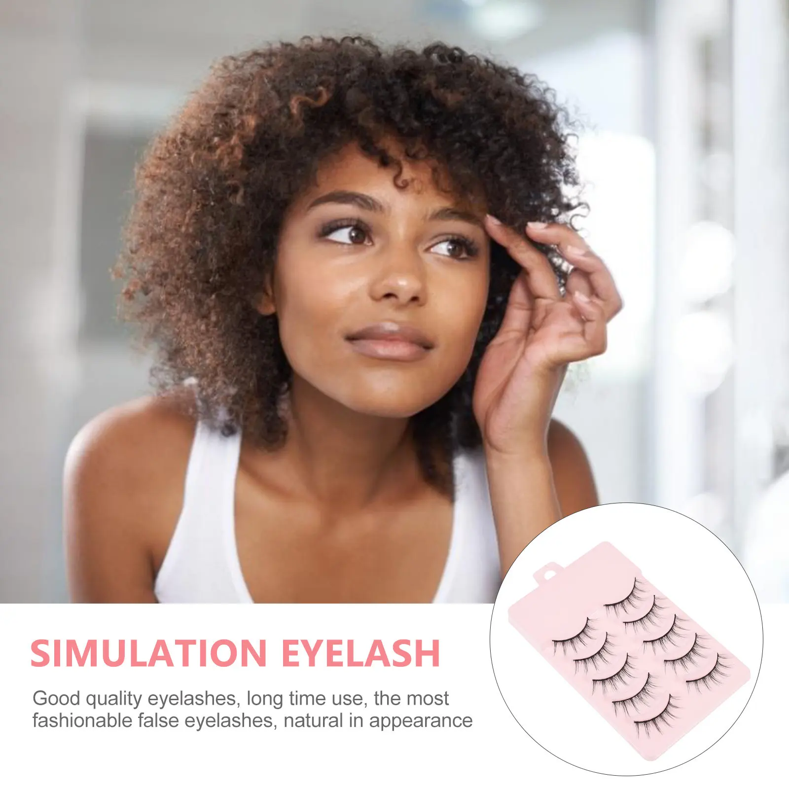 5Pairs 3D Lashes Natural Strip Eyelashes for Daily Party Wear Multi-Layer Reusable False Eyelash Extension
5Pairs 3D Lashes Natural Strip Eyelashes for Daily Party Wear Multi-Layer Reusable False Eyelash Extension