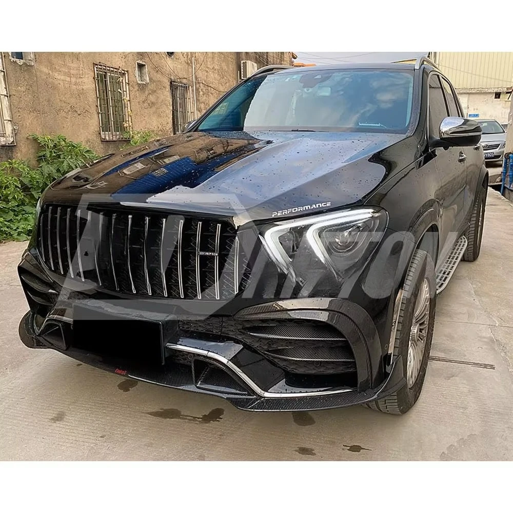Dry Carbon Fiber Front Bumper Fog Light Cover Canards for W167 GLE 450 Bodykit
Dry Carbon Fiber Front Bumper Fog Light Cover Canards for W167 GLE 450 Bodykit