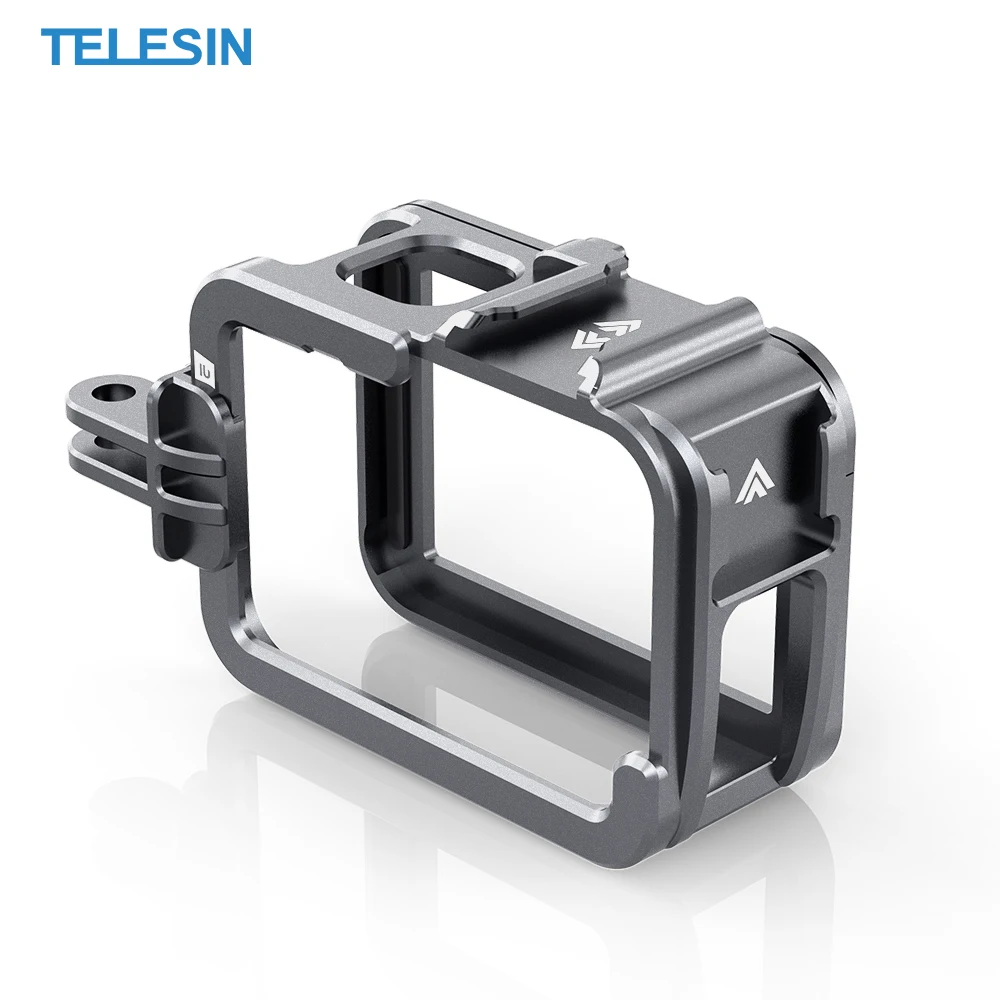 TELESIN Lightweight Protective Frame Case for GoPro Hero 13/12/11/10/9 with Dual Cold Shoe Combo Action Camera Accessory
TELESIN Lightweight Protective Frame Case for GoPro Hero 13/12/11/10/9 with Dual Cold Shoe Combo Action Camera Accessory