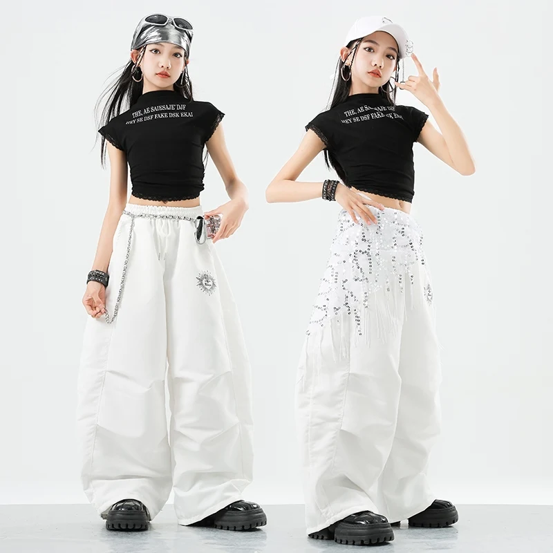 2025 Summer Girls Clothing Jazz Dance Tops White Pants Hip Hop Practice Performance Clothes Kpop Stage Outfits Rave Wear BL15395
2025 Summer Girls Clothing Jazz Dance Tops White Pants Hip Hop Practice Performance Clothes Kpop Stage Outfits Rave Wear BL15395