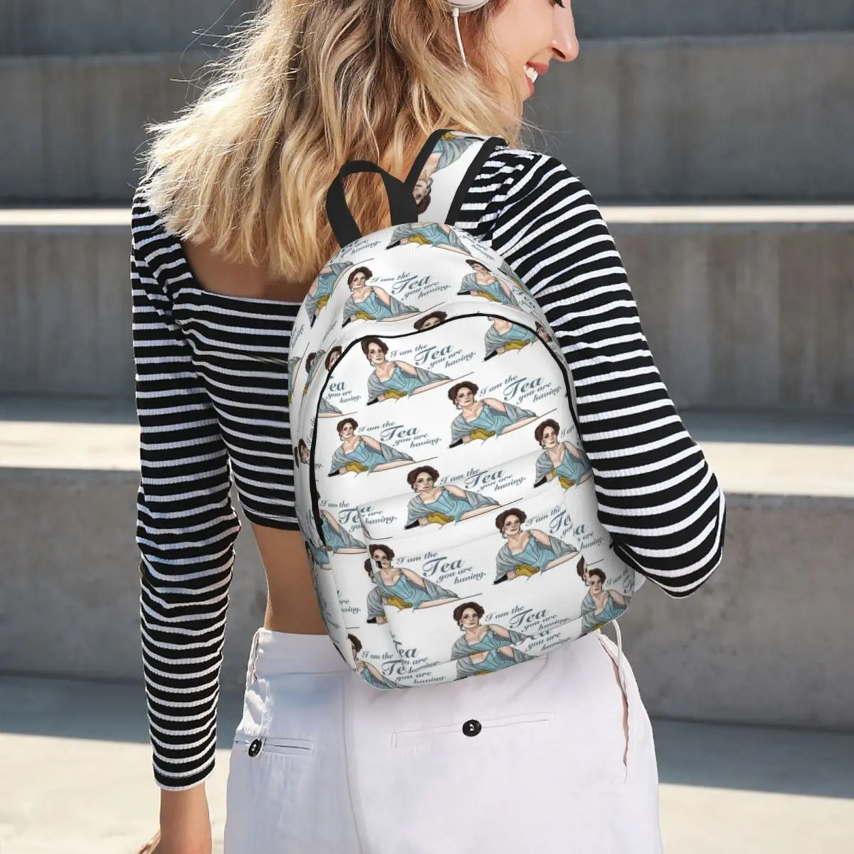 Violet Bridgerton 'I Am The Tea' Student Backpack School Bag Hiking Travel Daypack for Boys Girls Bookbag Shoulder Bags
Violet Bridgerton 'I Am The Tea' Student Backpack School Bag Hiking Travel Daypack for Boys Girls Bookbag Shoulder Bags