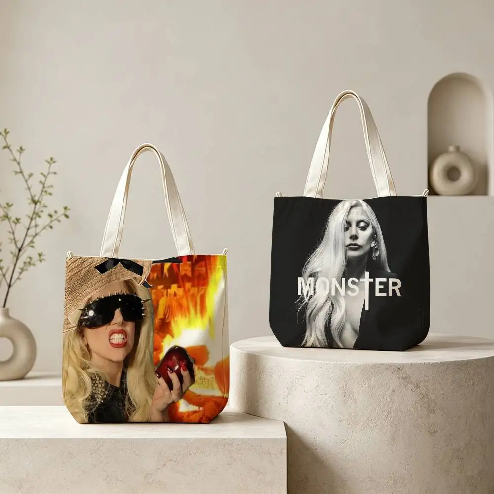 hot singer lady gaga Tote Bag for Women Reusable Shopping Tote Bag Zippered Shoulder Bags Print
hot singer lady gaga Tote Bag for Women Reusable Shopping Tote Bag Zippered Shoulder Bags Print