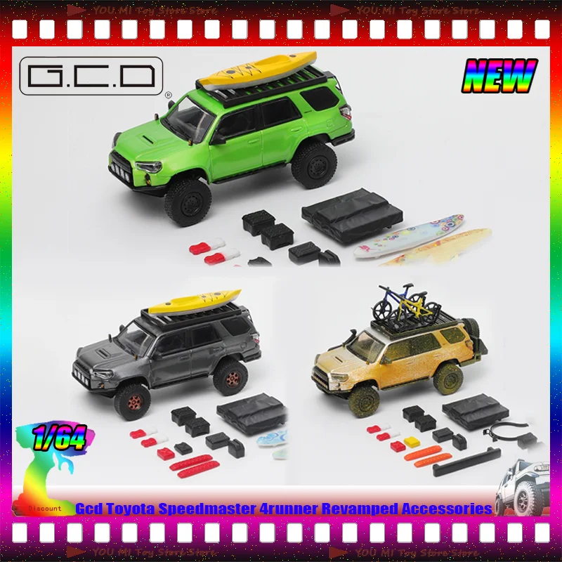 New Stock Gcd 1:64 Toyota Speedmaster 4runner Revamped Accessories Simulation Alloy Miniature Die-Cast Car Model Custom Toy Gift
New Stock Gcd 1:64 Toyota Speedmaster 4runner Revamped Accessories Simulation Alloy Miniature Die-Cast Car Model Custom Toy Gift