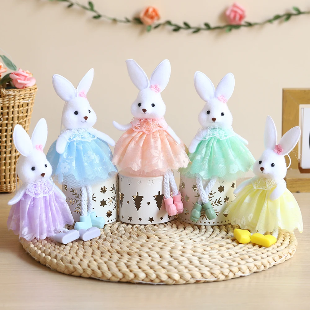 1pc 15cm Easter Rabbit Doll Hanging Ornament Cute Yellow Green Purple Skirt Bunny Pendant Easter Party Decor Kids Birthday Gift
1pc 15cm Easter Rabbit Doll Hanging Ornament Cute Yellow Green Purple Skirt Bunny Pendant Easter Party Decor Kids Birthday Gift