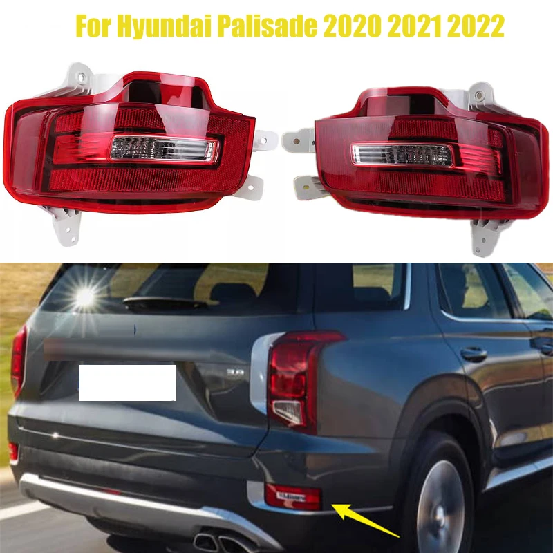 Rear Bumper Light Warning Brake Stop Signal Lamp Rear Fog Light Taillight For Hyundai Palisade 2020-2022 92405S8000 92406S8000
Rear Bumper Light Warning Brake Stop Signal Lamp Rear Fog Light Taillight For Hyundai Palisade 2020-2022 92405S8000 92406S8000
