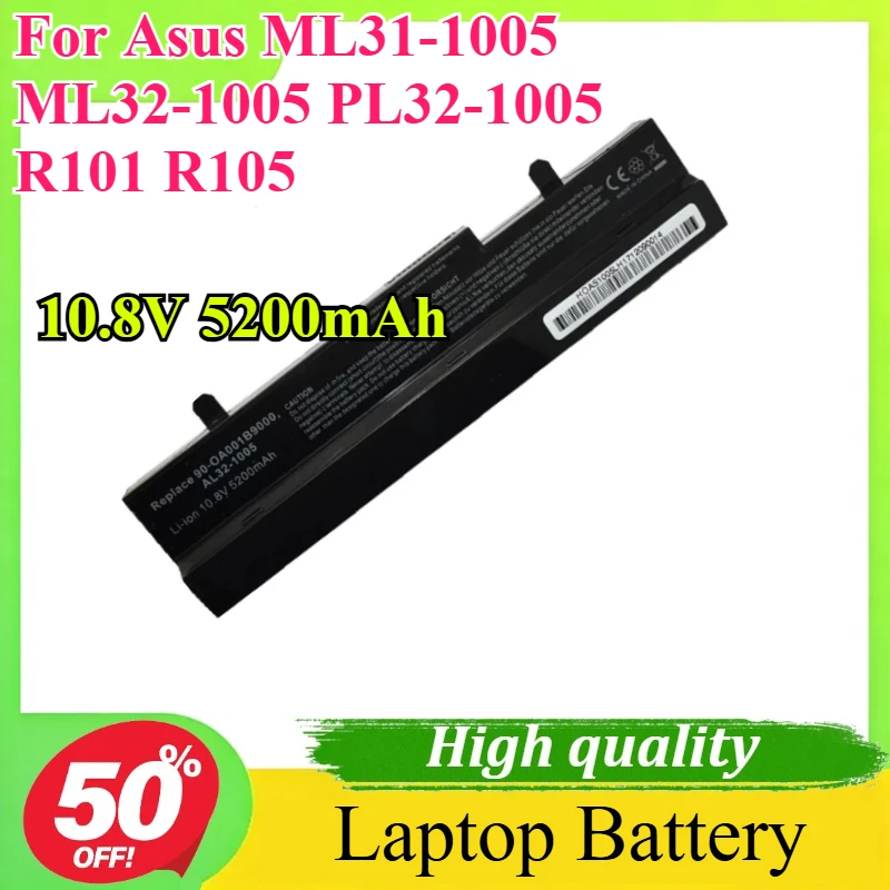 For Asus ML31-1005 ML32-1005 PL32-1005 R101 R105 10.8V 5200mAh Laptop Battery
For Asus ML31-1005 ML32-1005 PL32-1005 R101 R105 10.8V 5200mAh Laptop Battery