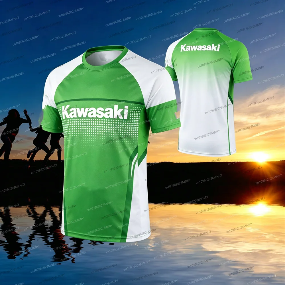 Мужская футболка Kawasaki, модная мотоциклетная футболка с принтом, мужская футболка для езды, женская футболка, одежда, спортивный топ
Мужская футболка Kawasaki, модная мотоциклетная футболка с принтом, мужская футболка для езды, женская футболка, одежда, спортивный топ
