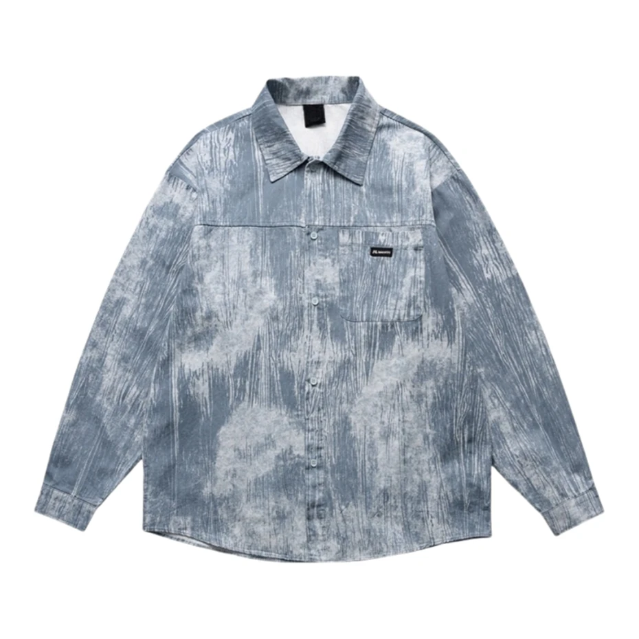 Oversized Mens Cargo Shirts Streetwear Hip Hop Striped Print Long Sleeve Shirt Men Harajuku Vintage Cotton Casual Blouse Male
Oversized Mens Cargo Shirts Streetwear Hip Hop Striped Print Long Sleeve Shirt Men Harajuku Vintage Cotton Casual Blouse Male