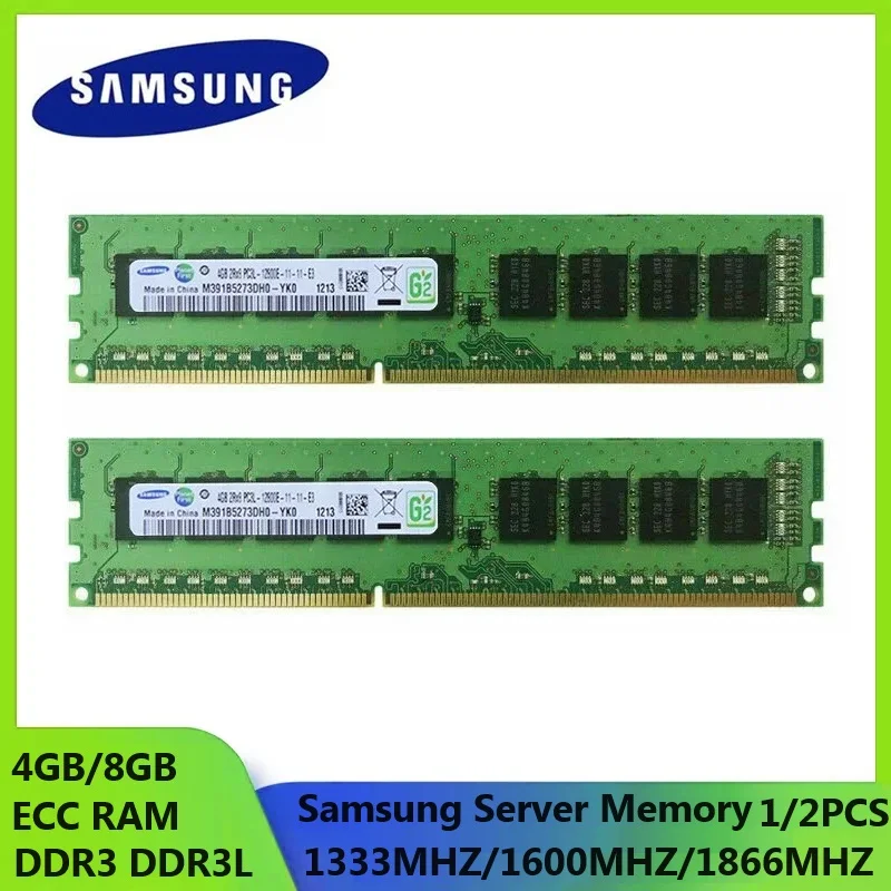 Samsung Server Memory DDR3 PC3-12800E 14900E 10600E Workstation Memory 1.35/1.5V ECC Ram DDR3 DDR3L 8GB 1333 1600MHz 1866MHz RAM
Samsung Server Memory DDR3 PC3-12800E 14900E 10600E Workstation Memory 1.35/1.5V ECC Ram DDR3 DDR3L 8GB 1333 1600MHz 1866MHz RAM