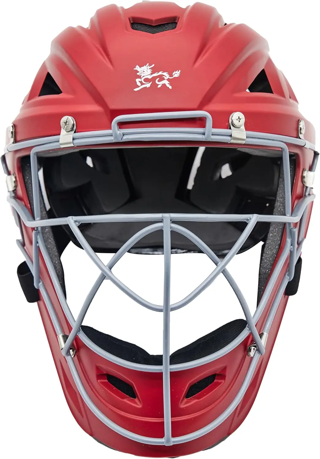 Baseball Catcher Helmet Matte Finish Small Size 6 1/2-7
Baseball Catcher Helmet Matte Finish Small Size 6 1/2-7