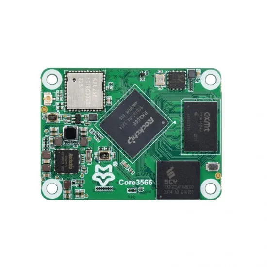 Core3566 Module Rockchip with wifi 4GB RAM and 32GB eMMC Flash Compatible WithCM4
Core3566 Module Rockchip with wifi 4GB RAM and 32GB eMMC Flash Compatible WithCM4