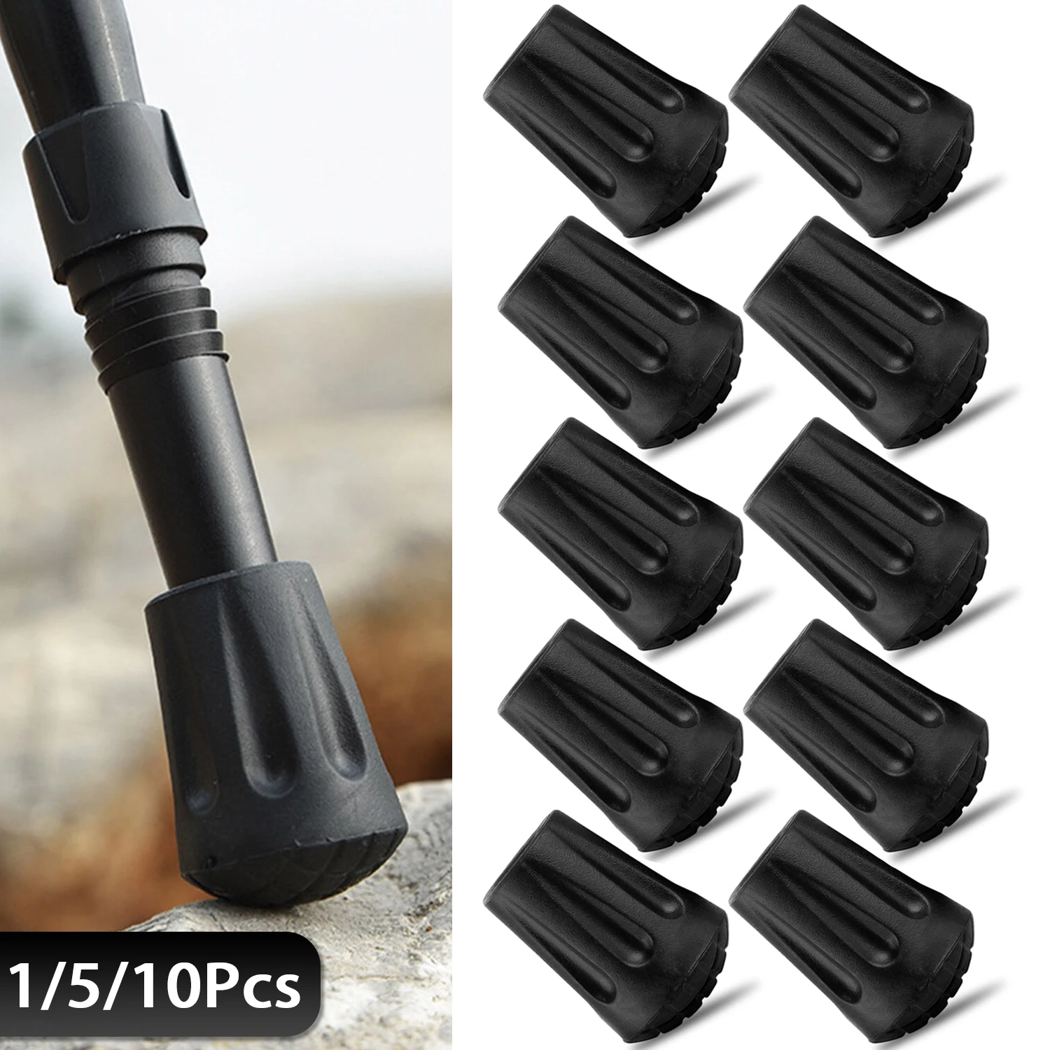 1-10Pc Walking Stick Tips Anti-Slip Rubber Tips for Trekking Poles Durable Hiking Stick Tip Protectors Walking Stick Accessories
1-10Pc Walking Stick Tips Anti-Slip Rubber Tips for Trekking Poles Durable Hiking Stick Tip Protectors Walking Stick Accessories