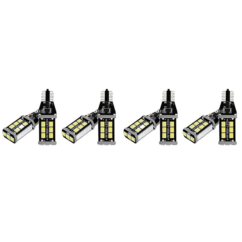 8Pcs Bright White Canbus LED Bulb For Car Backup Reverse Lights 912 921 T15 W16W
8Pcs Bright White Canbus LED Bulb For Car Backup Reverse Lights 912 921 T15 W16W