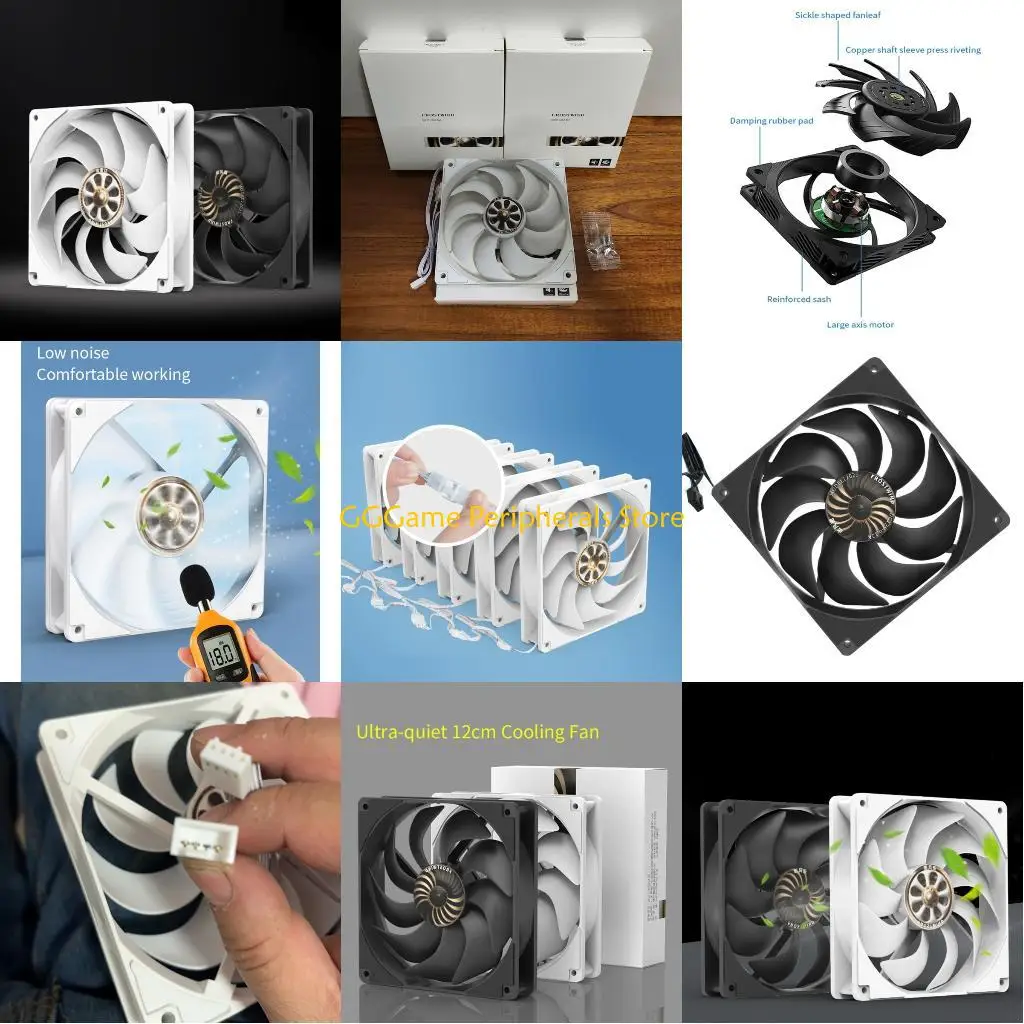 U55B 12CM Quiet PC Case Fan Intelligent Speed Adjustment for Computers Motherboards
U55B 12CM Quiet PC Case Fan Intelligent Speed Adjustment for Computers Motherboards