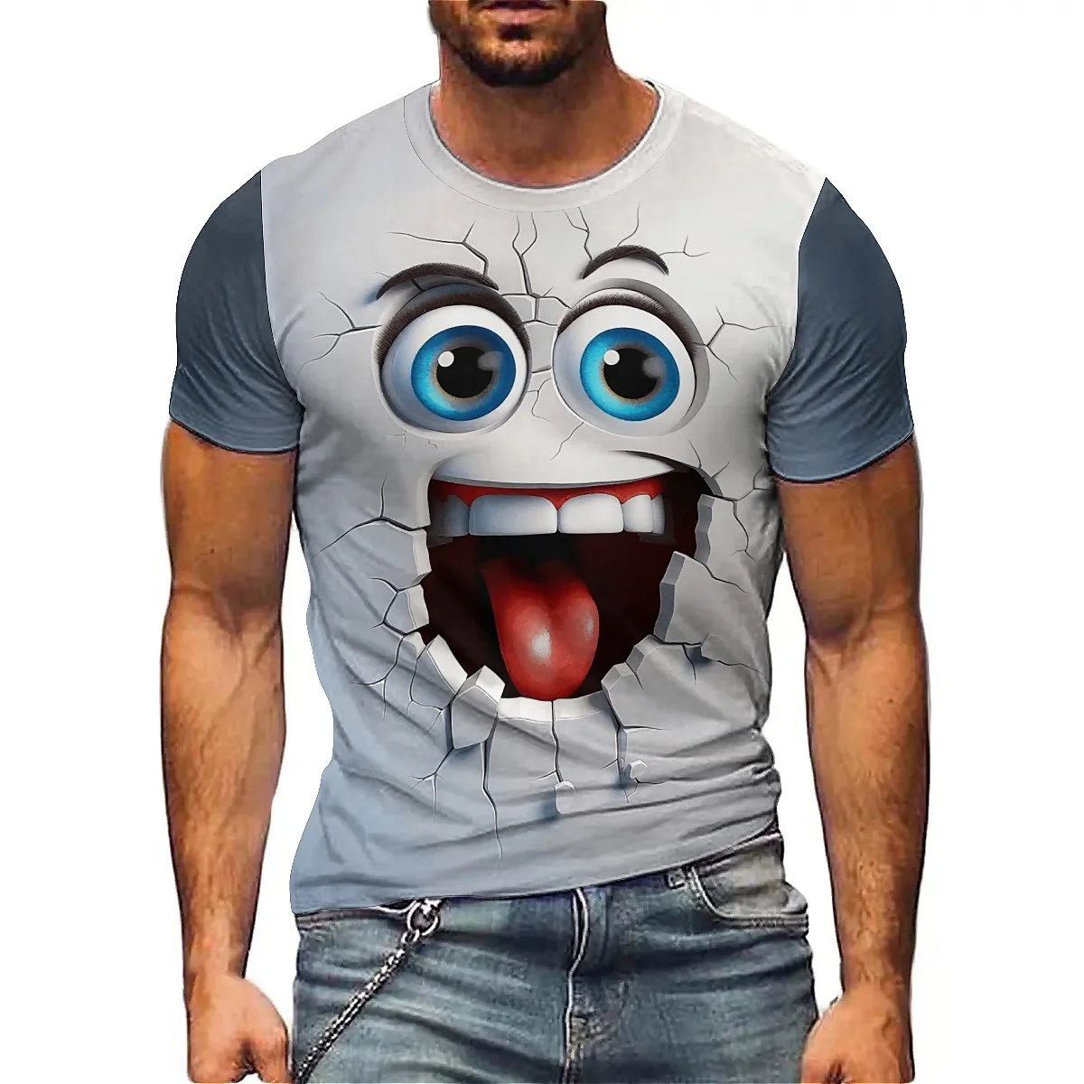 Hawaiian Style Color Visual Effect Men's 3D Printed Short-Sleeve T-Shirt - Loose Fit 3D Top
Hawaiian Style Color Visual Effect Men's 3D Printed Short-Sleeve T-Shirt - Loose Fit 3D Top