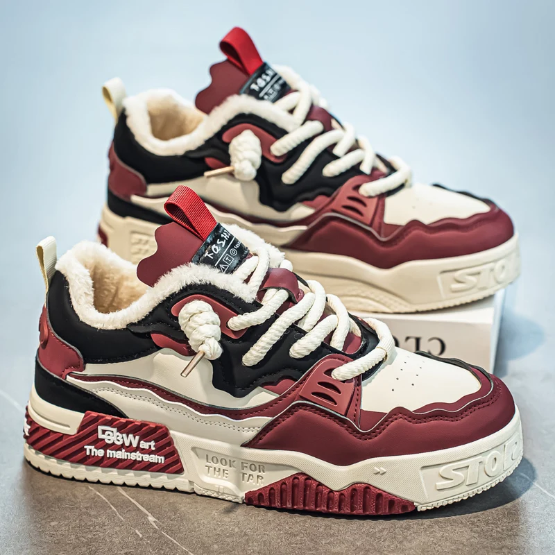 Men's Winter Shoes with Velvet Lining to Keep Warm and Prevent Cold, Thick-Soled Versatile Leather Sports and Casual Sneakers
Men's Winter Shoes with Velvet Lining to Keep Warm and Prevent Cold, Thick-Soled Versatile Leather Sports and Casual Sneakers