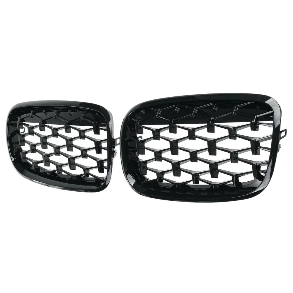 Rejilla delantera de riñón doble para BMW, accesorio de color negro con malla cromada, estilo Diamante, para modelos E70, E71, E
Rejilla delantera de riñón doble para BMW, accesorio de color negro con malla cromada, estilo Diamante, para modelos E70, E71, E