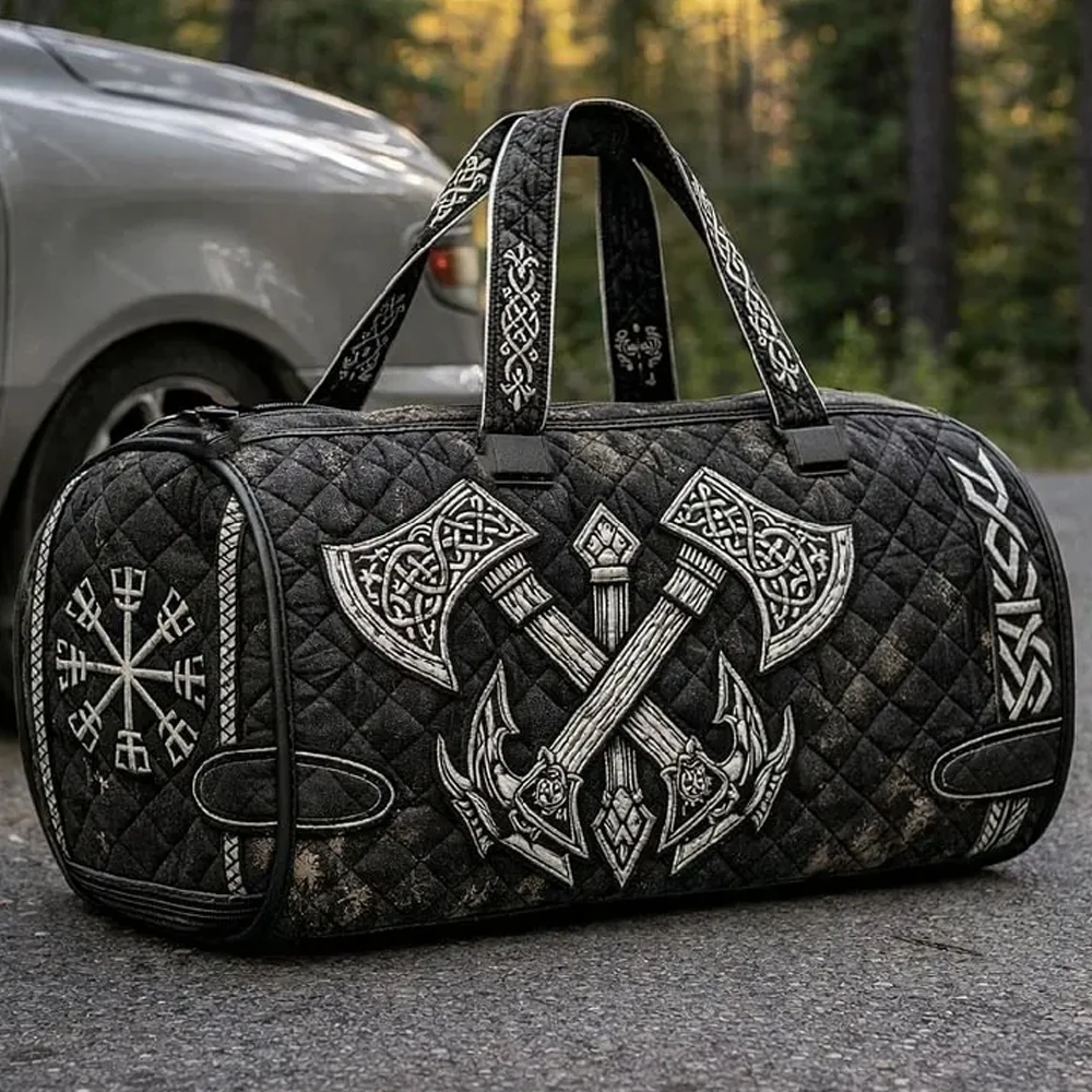 Сумка-даффл с кельтским узлом и изображением норвежского викингского топора, стеганая, унисекс, для путешествий, спорта, тренажерного зала, для женщин и мужчин, дорожная сумка-тоут, сумка выходного дня
Сумка-даффл с кельтским узлом и изображением норвежского викингского топора, стеганая, унисекс, для путешествий, спорта, тренажерного зала, для женщин и мужчин, дорожная сумка-тоут, сумка выходного дня