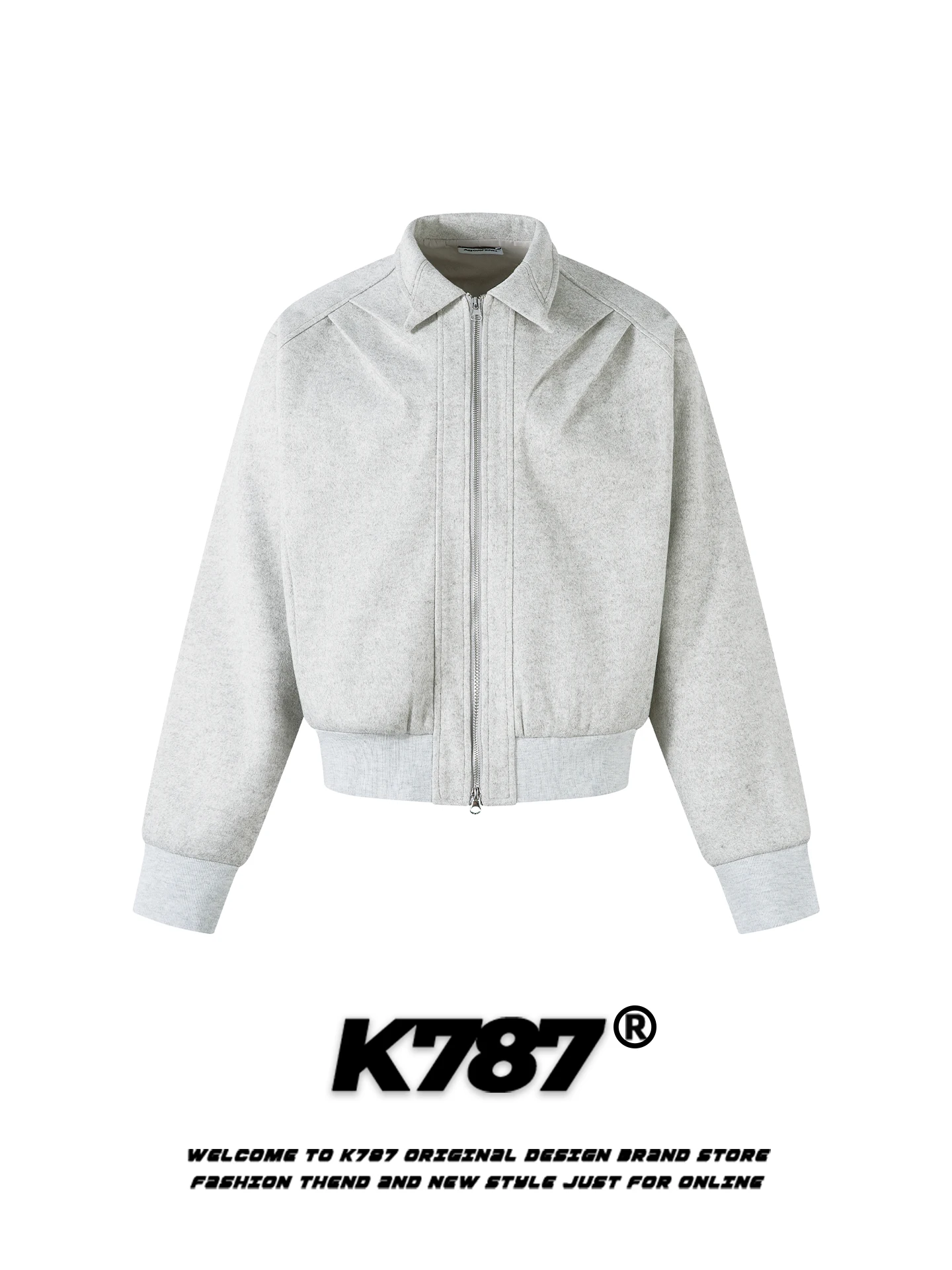 K787 American Street Cleanfit Pleated ort Jaet Men's Casual Trendy Boxy Couple's Turn-down Collar Jaet Youth ular Po...
K787 American Street Cleanfit Pleated ort Jaet Men's Casual Trendy Boxy Couple's Turn-down Collar Jaet Youth ular Po...