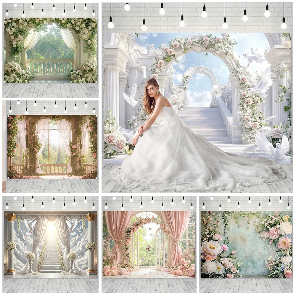 Floral Flower Romantic Wedding Arch Birthday Backdrop Decor Girl Women Adult Art Portrait Photography Background Studio Supplies
Floral Flower Romantic Wedding Arch Birthday Backdrop Decor Girl Women Adult Art Portrait Photography Background Studio Supplies