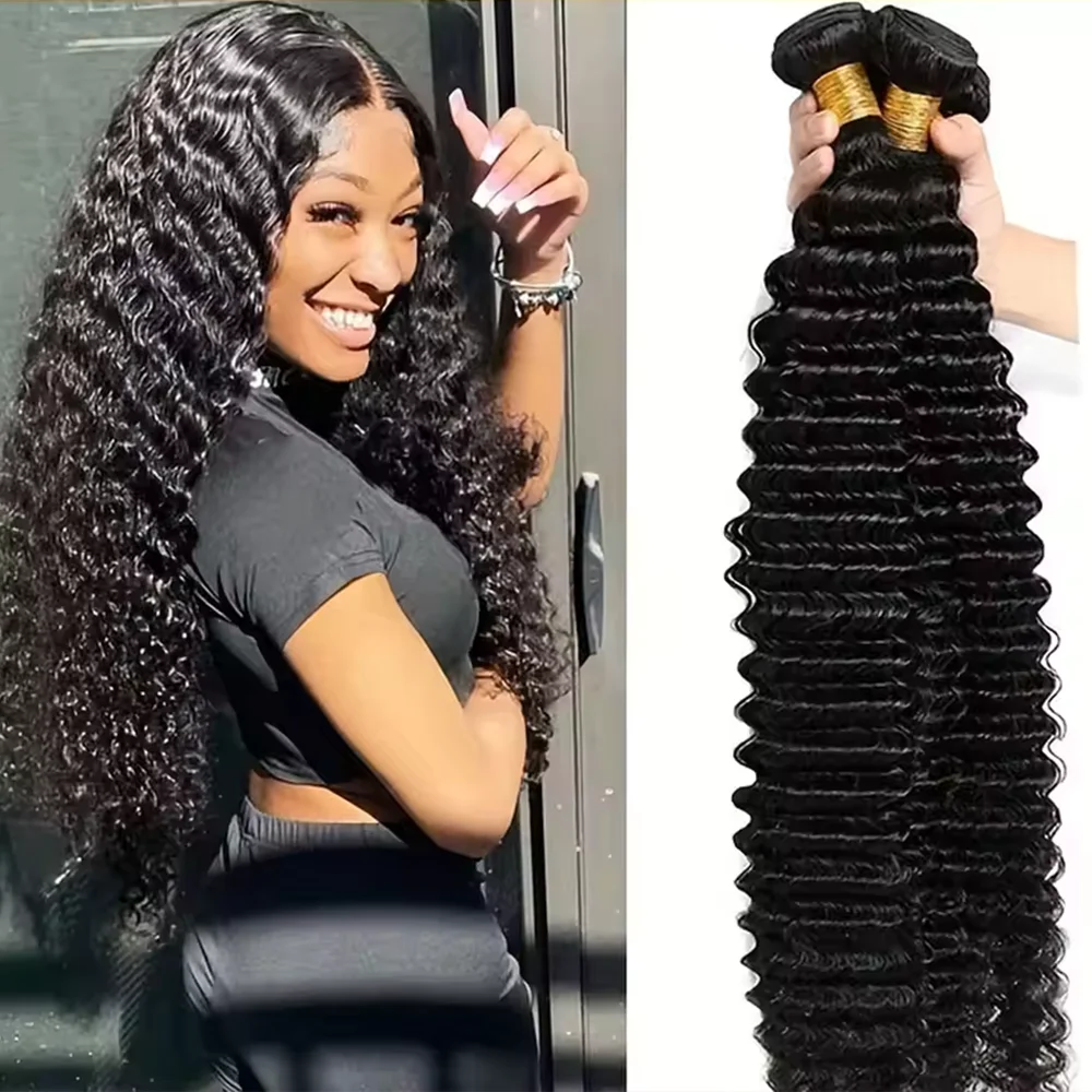 Brazilian Virgin Deep Wave Bundles Unprocessed Deep Curly Human Hair 1 3 4 Bundles Grade Deep Wave Human Hair Natural Color
Brazilian Virgin Deep Wave Bundles Unprocessed Deep Curly Human Hair 1 3 4 Bundles Grade Deep Wave Human Hair Natural Color