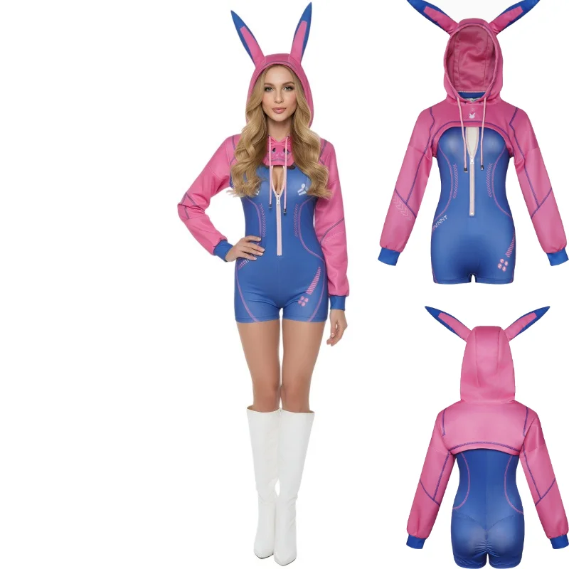Presale D.Va Overwatch Halloween Cyberpunk Bunny Bodysuit Sexy Cute Anime Cosplay Costume for Women Role Play Stage Performance
Presale D.Va Overwatch Halloween Cyberpunk Bunny Bodysuit Sexy Cute Anime Cosplay Costume for Women Role Play Stage Performance