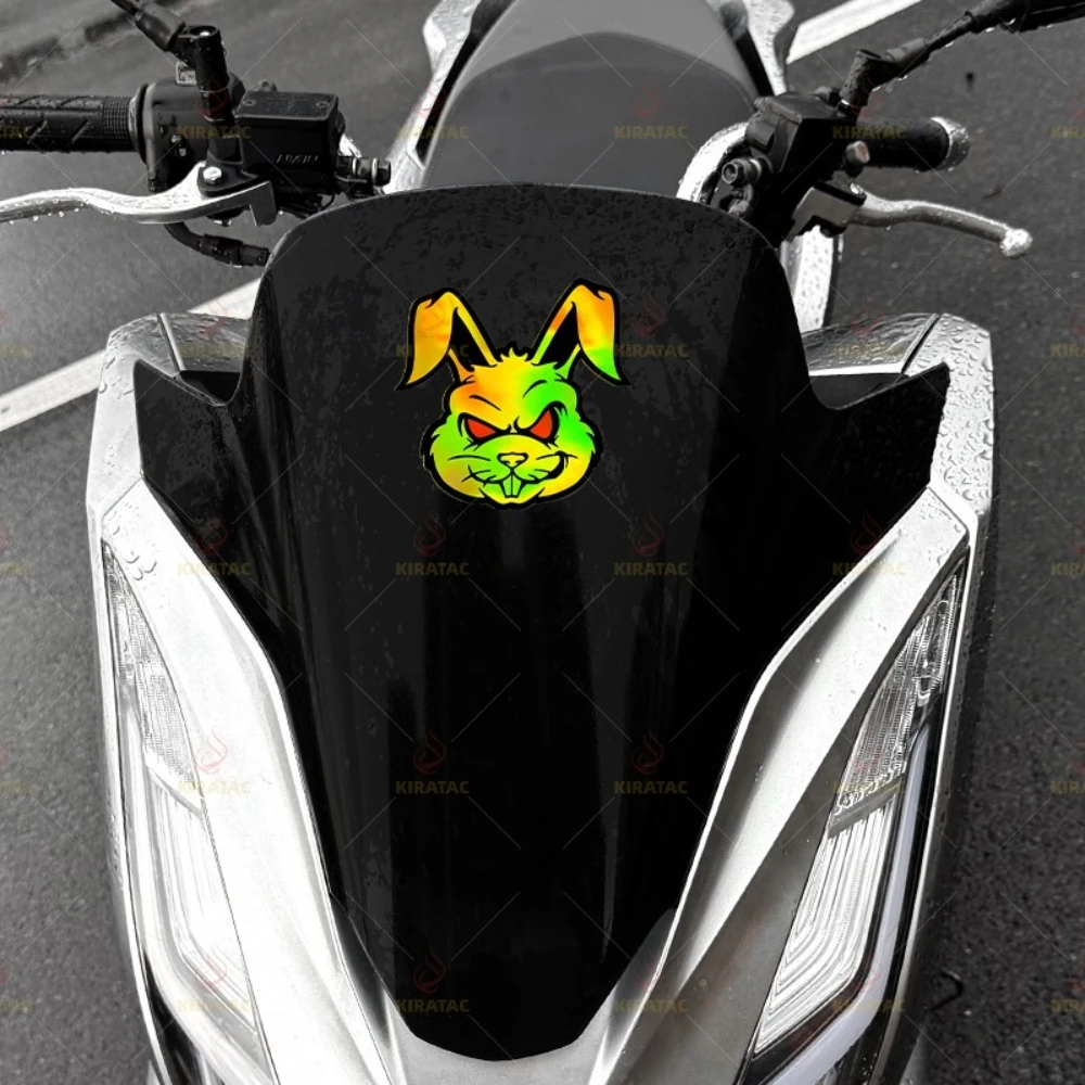 Golden evil rabbit motorcycle stickers, waterproof, for motorcycle fairing, helmet, fuel tank, car trunk, Scooter, vinyl sticker
Golden evil rabbit motorcycle stickers, waterproof, for motorcycle fairing, helmet, fuel tank, car trunk, Scooter, vinyl sticker