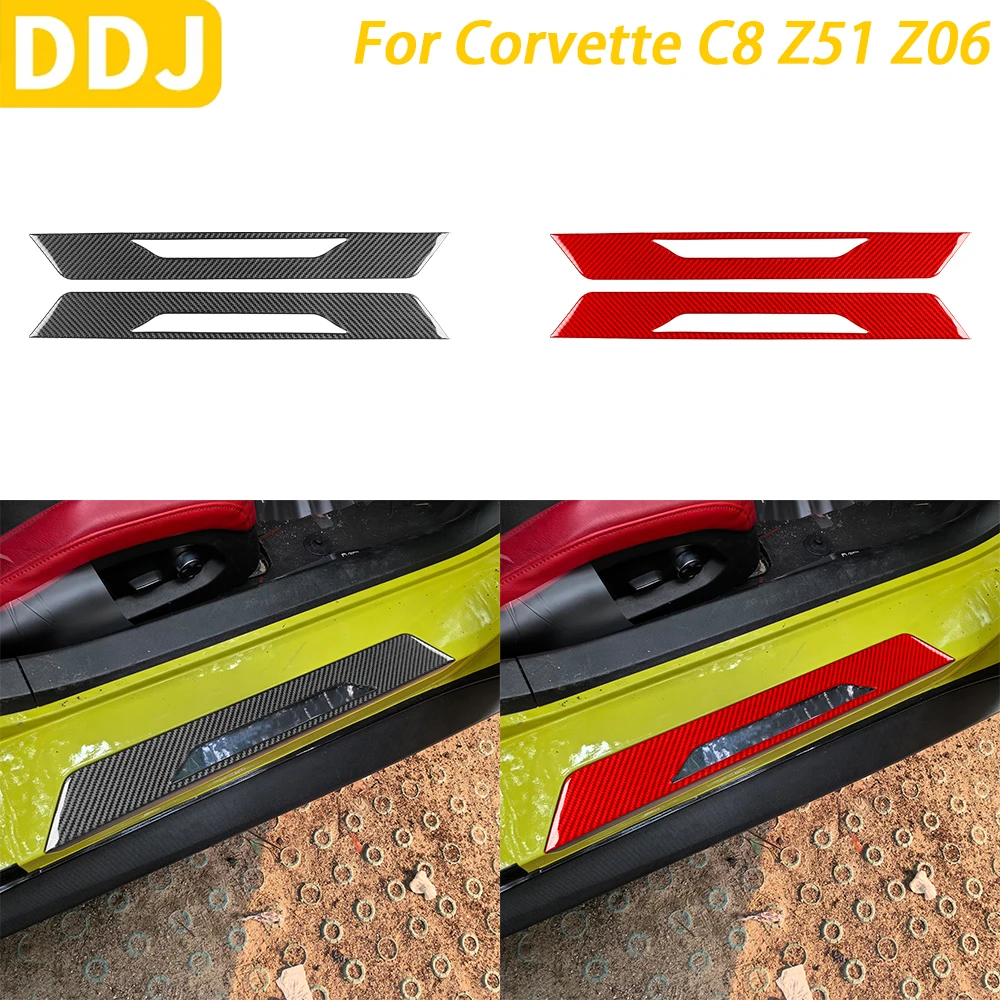 Для Chevrolet Corvette C8 Z51 Z06 2020-2023 автомобильные аксессуары из углеродного волокна, внутренняя дверная панель, накладка, декоративная наклейка 
Для Chevrolet Corvette C8 Z51 Z06 2020-2023 автомобильные аксессуары из углеродного волокна, внутренняя дверная панель, накладка, декоративная наклейка