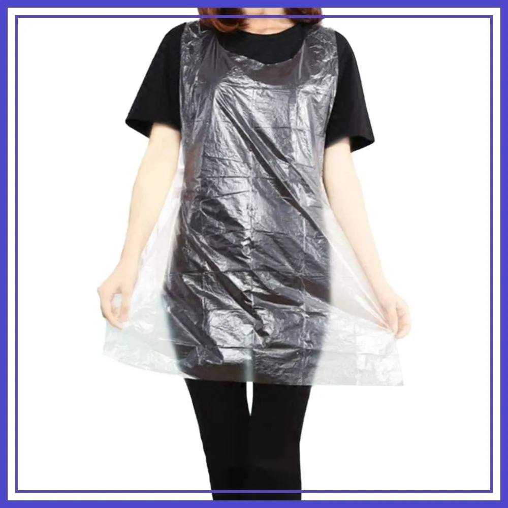 Disposable Aprons 50 Pack - Plastic for Painting, Cooking, Housework, Picnic
Disposable Aprons 50 Pack - Plastic for Painting, Cooking, Housework, Picnic