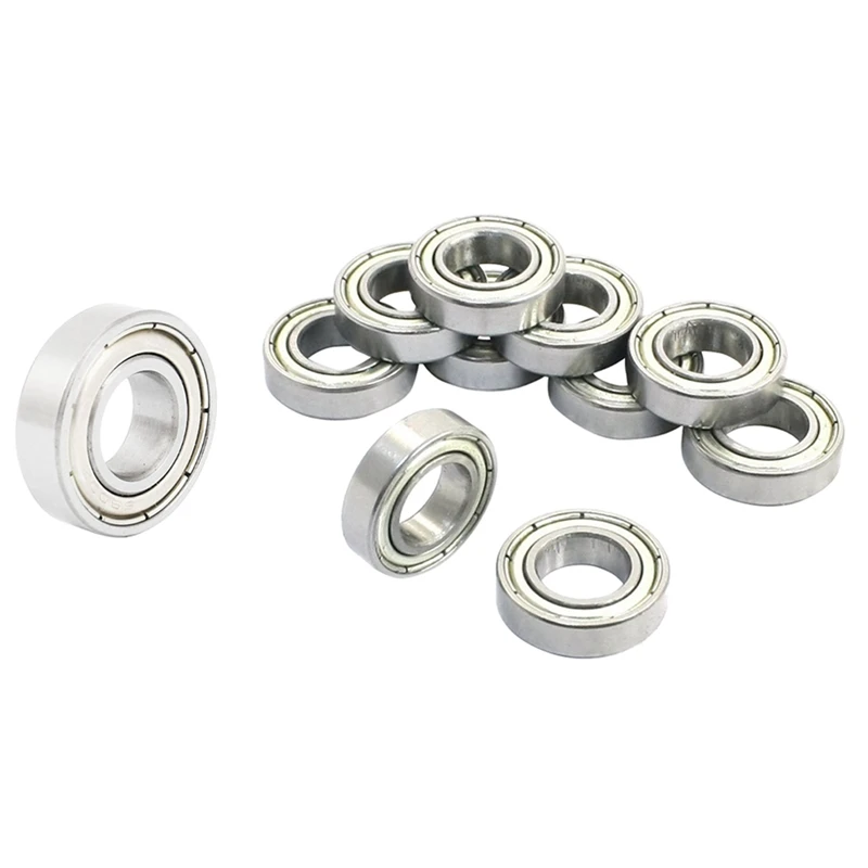 11Pcs Shielded Sealed Deep Groove Ball Bearings,10Pcs 6800Z 10X19x5mm & 1Pcs 6900Z 10X22x6mm
11Pcs Shielded Sealed Deep Groove Ball Bearings,10Pcs 6800Z 10X19x5mm & 1Pcs 6900Z 10X22x6mm