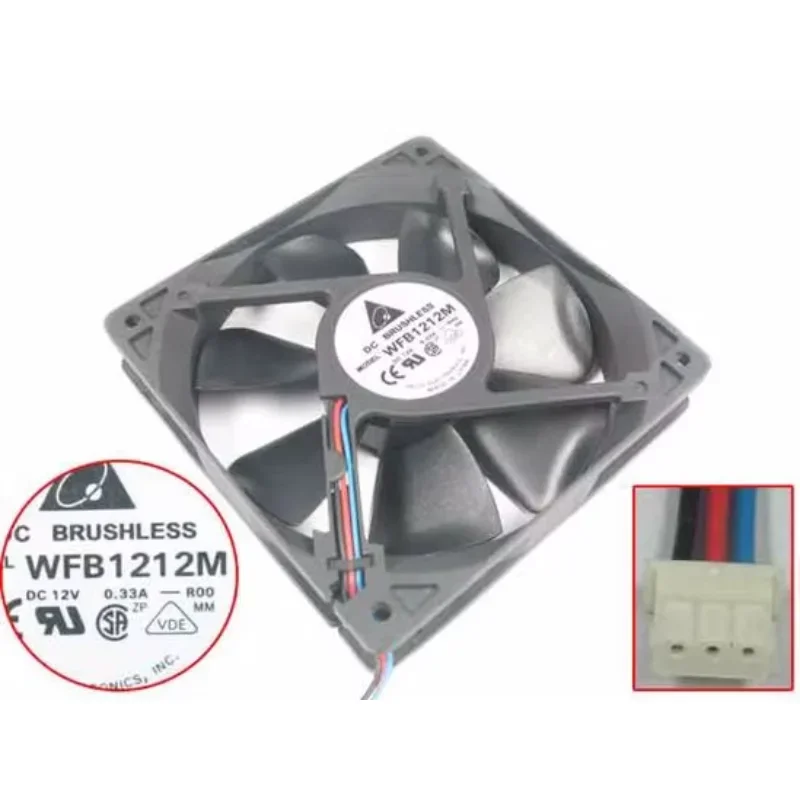 Delta Electronics WFB1212M R00 DC12V 0.33A 120x120x25mm Server Cooling Fan
Delta Electronics WFB1212M R00 DC12V 0.33A 120x120x25mm Server Cooling Fan