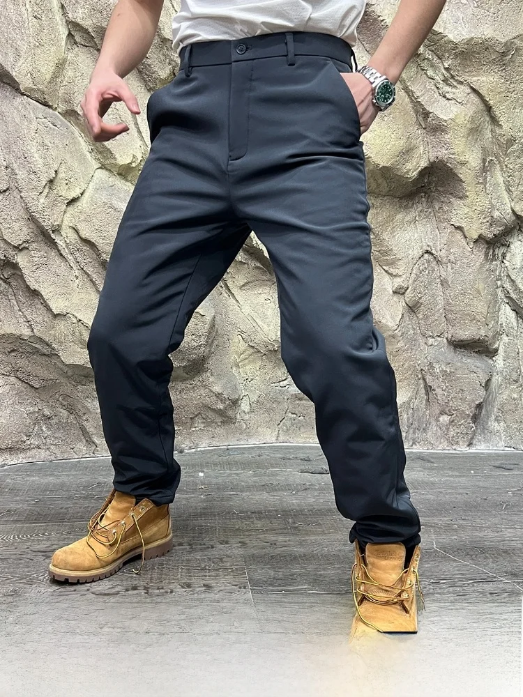 Страх нет холода! 90 Du down Мужские зимние повседневные брюки высокого класса на пуху Тонкие прямые длинные молодежные модные верхняя одежда
Страх нет холода! 90 Du down Мужские зимние повседневные брюки высокого класса на пуху Тонкие прямые длинные молодежные модные верхняя одежда