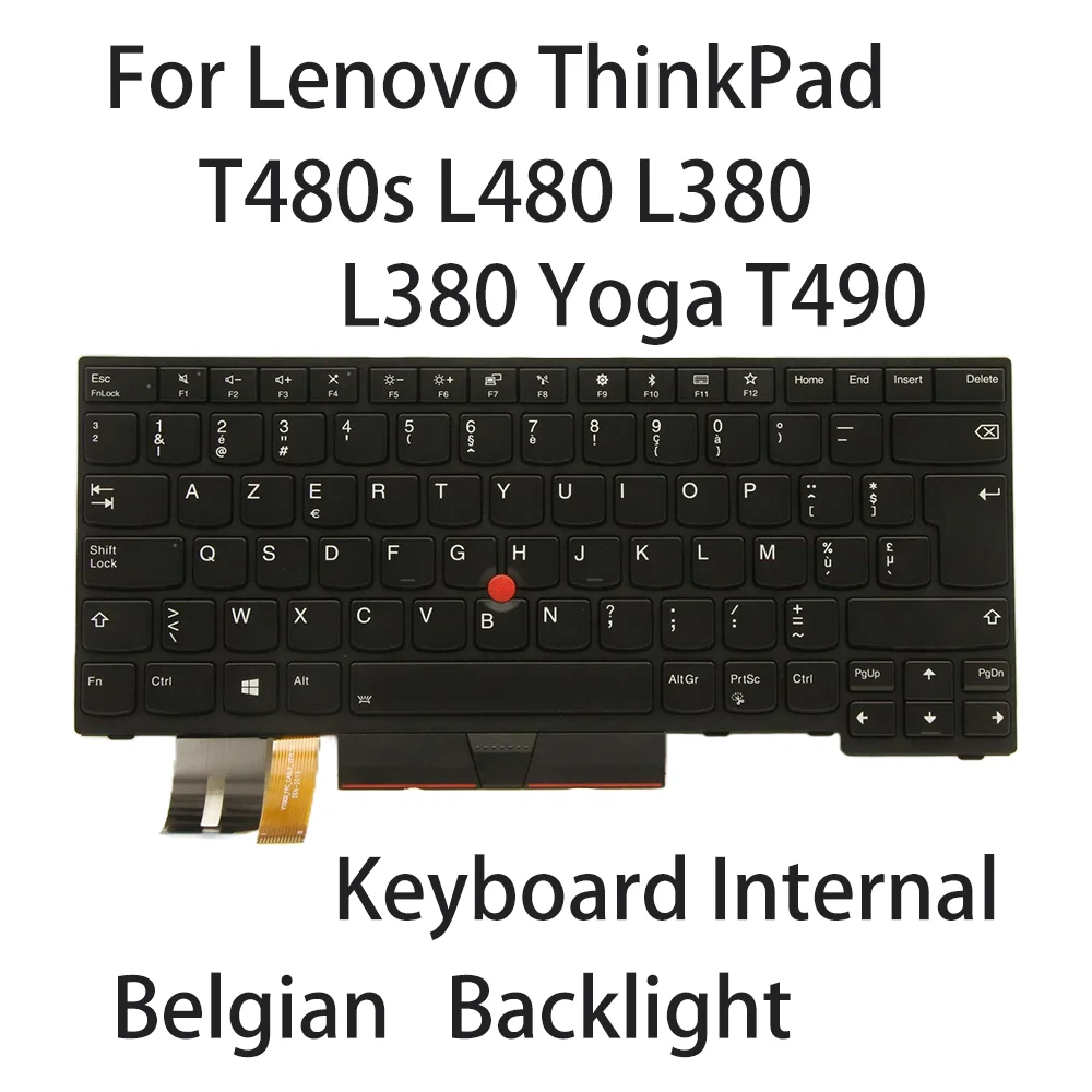 New For Lenovo ThinkPad T480s L480 L380 L380 Yoga T490 Laptop Black keyboard Belgian Backlight 01YP526 01YP286 01YP366 01YP446
New For Lenovo ThinkPad T480s L480 L380 L380 Yoga T490 Laptop Black keyboard Belgian Backlight 01YP526 01YP286 01YP366 01YP446