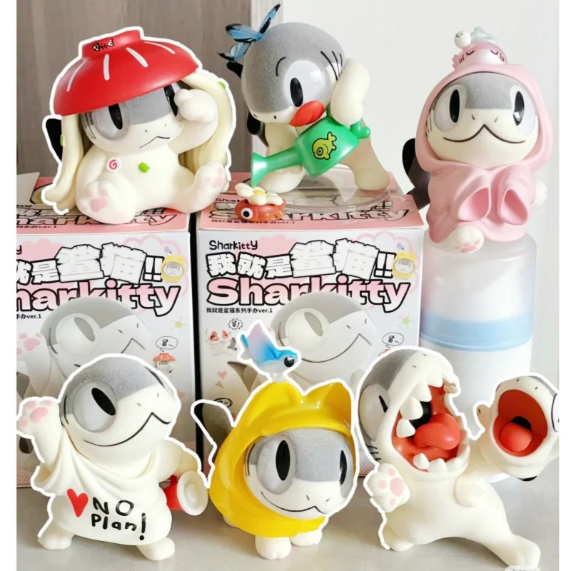 New Genuine Sharkitty Ver.1 Series Flocking Blind Box Kawaii Animal Figure Surprise Box Desk Decor Ornament Birthday Gift
New Genuine Sharkitty Ver.1 Series Flocking Blind Box Kawaii Animal Figure Surprise Box Desk Decor Ornament Birthday Gift