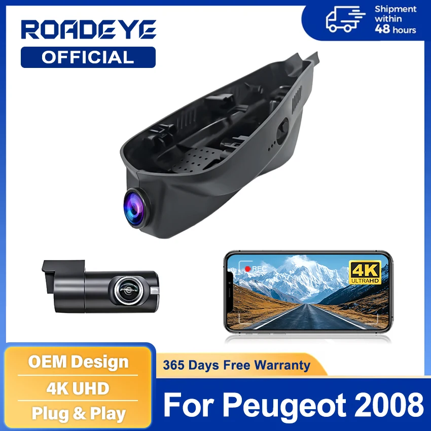 Video Recorder Night WiFi APP Visio 4K UHD Plug and Play Car DVR Dash Cam Camera for Peugeot 2008 A94 2013–2018
Video Recorder Night WiFi APP Visio 4K UHD Plug and Play Car DVR Dash Cam Camera for Peugeot 2008 A94 2013–2018