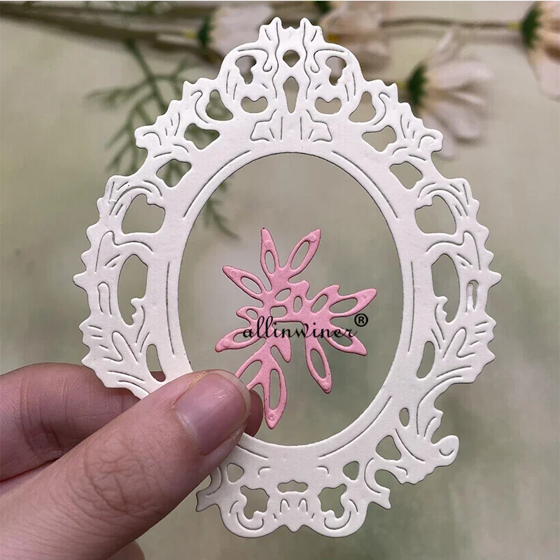 Oval flower leaf frame Metal Cutting Dies Stencils Die Cut for DIY Scrapbooking Album Paper Card Embossing
Oval flower leaf frame Metal Cutting Dies Stencils Die Cut for DIY Scrapbooking Album Paper Card Embossing
