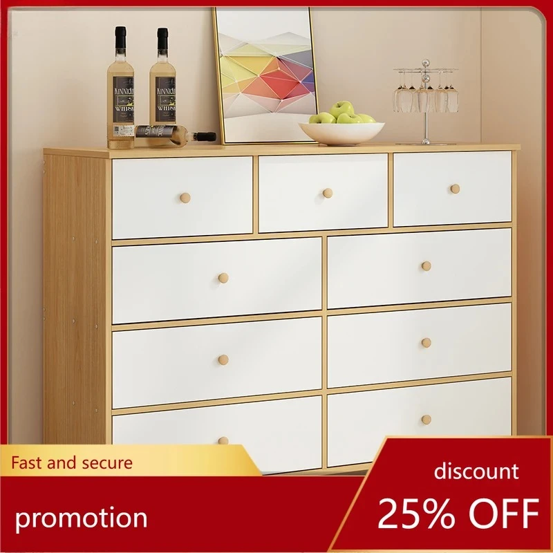 Bedroom and Household Simple Nail Art Multi-Layer Chest Drawer Solid Wood Leg Dustproof Widened
Bedroom and Household Simple Nail Art Multi-Layer Chest Drawer Solid Wood Leg Dustproof Widened