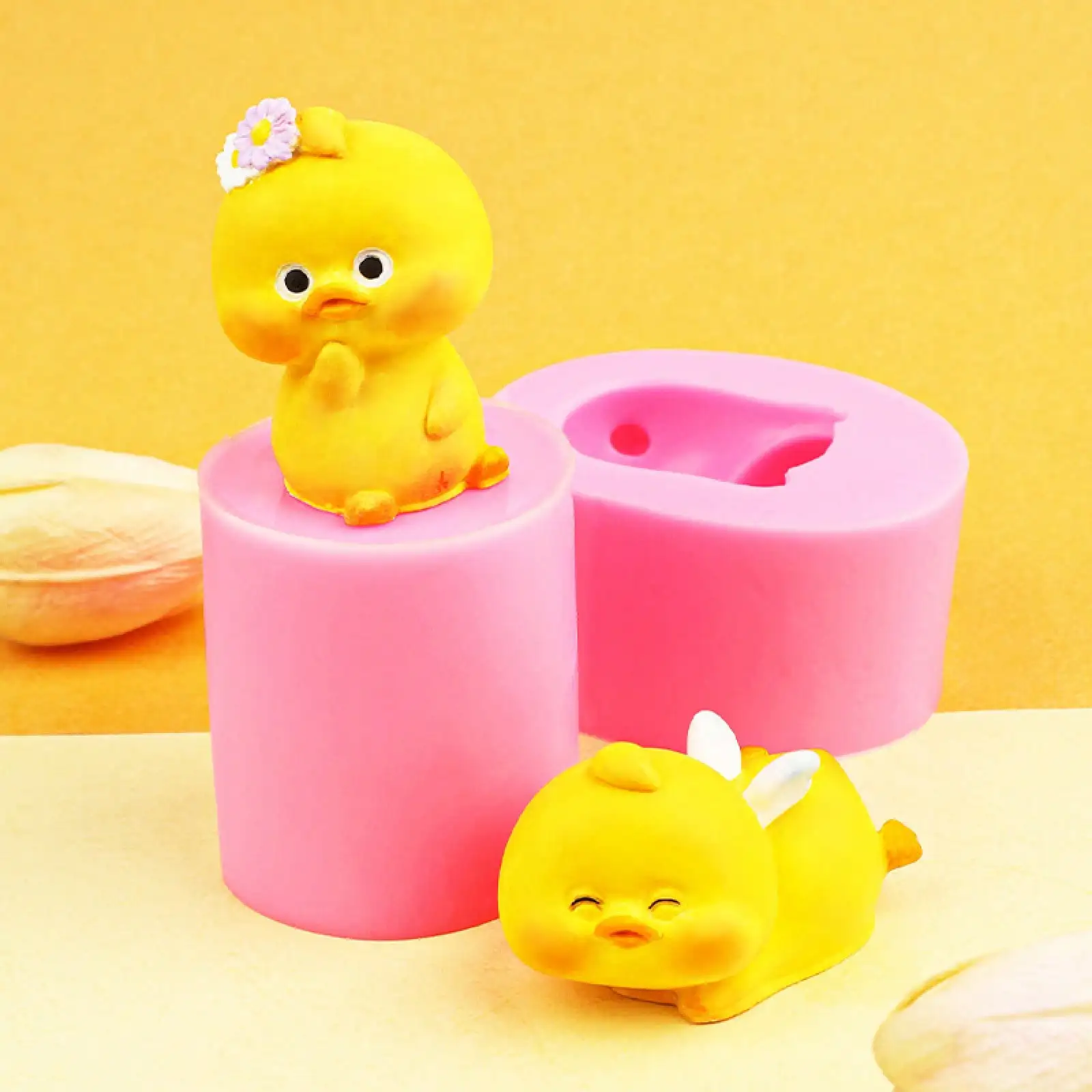 3D Little Yellow Duck Silicone Mold, Summer DIY Mould for Chocolate Pudding Ice Cube Fondant Cake Making
3D Little Yellow Duck Silicone Mold, Summer DIY Mould for Chocolate Pudding Ice Cube Fondant Cake Making