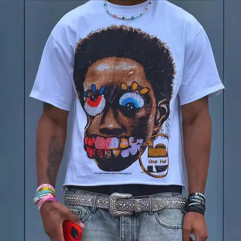 Men's Fashion Oversized T-Shirt 200g Men's New Short-sleeved Cotton Vacation Pattern Short-sleeved Round Neck Couple Style
Men's Fashion Oversized T-Shirt 200g Men's New Short-sleeved Cotton Vacation Pattern Short-sleeved Round Neck Couple Style