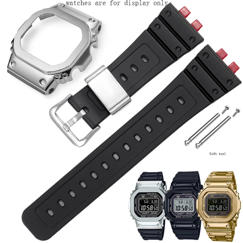 Hars Horloge Accessoires Подходит для Casio GMW-B5000 GM-B2100 Band heren Sport Waterdichte Zwarte Rub Категория Браслет
Hars Horloge Accessoires Подходит для Casio GMW-B5000 GM-B2100 Band heren Sport Waterdichte Zwarte Rub Категория Браслет